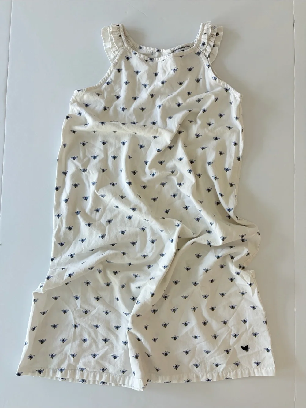 Petite Plume Girls Bumble Bee Print Sleeveless Nightgown Size 12